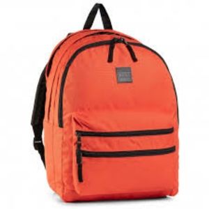 New NWT Vans Orange Schoolin It Laptop Backpack Bag OTW